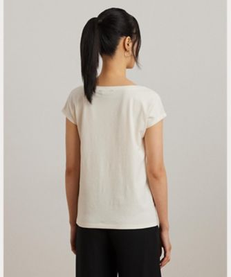 エンブロイダリー　ジャージー　Ｔシャツ　ＷＭＬＲＫＮＩＳＮ８２０２９１