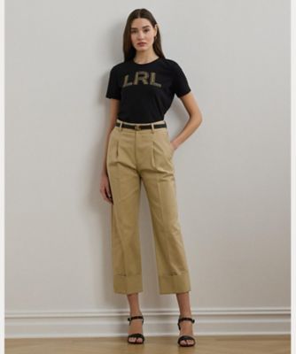 ビーデッドロゴ コットン ジャージー Tシャツ