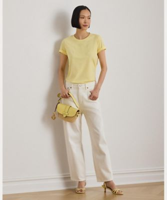 エンブロイダリークレスト コットン ジャージー Tシャツ