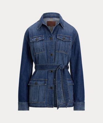 ＜LAUREN RALPH LAUREN (Women)＞ベルテッド　デニム　シャツ　ジャケット　ＷＭＬＲＯＴＷＳ２８２０５８８