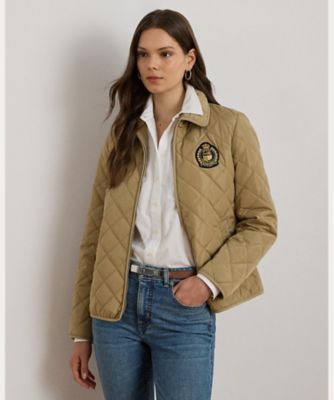 クレストパッチ ダイヤモンドキルテッド ジャケット