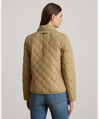 クレストパッチ ダイヤモンドキルテッド ジャケット