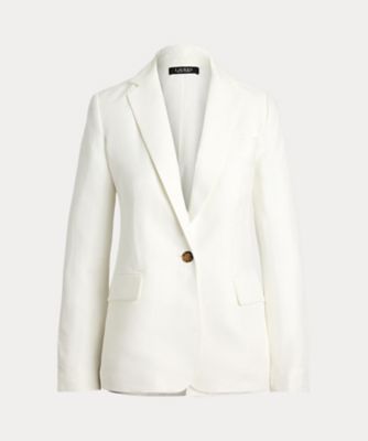 LAUREN RALPH LAUREN (Women)/ローレン ラルフ ローレン リネンブレンド ツイル ブレザー WMLROTWS6020243