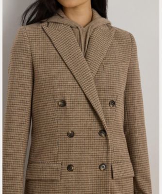 【希少】ラルフローレン 高級ロングコート ツイード ダブルブレスト ウール 希少】ラルフローレン 高級ロングコート ツイード ダブル