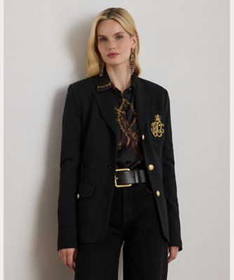 ブリオン ダブルニット ジャカード ブレザー