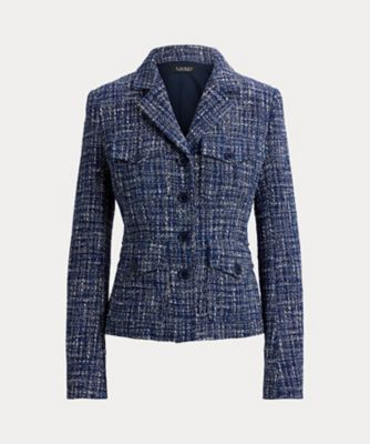 ＜LAUREN RALPH LAUREN (Women)＞コットンブレンド　ブークレ　ブレザー　ＷＭＬＲＯＴＷＳ６０２０２８０