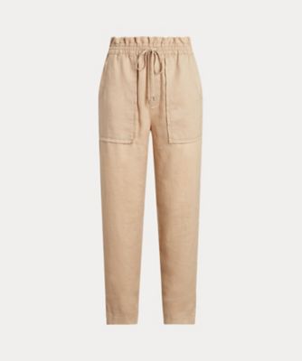 ＜LAUREN RALPH LAUREN (Women)＞リネン　アンクル　パンツ　ＷＭＬＲＰＮＴＳＢＶ２００９５