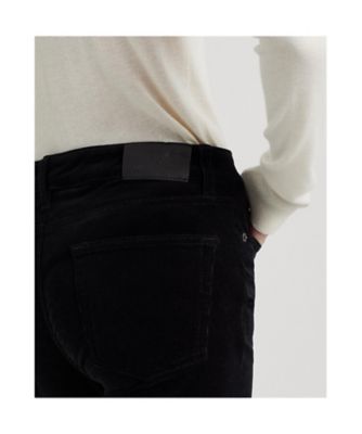 ストレッチ コーデュロイ ミッドライズ ストレート パンツ