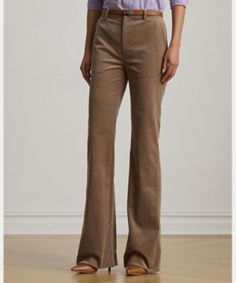 ハイライズ コーデュロイ フレア パンツ