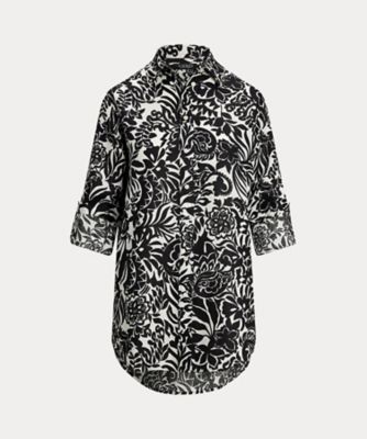 リラックス　フィット　フローラル　リネン　シャツ　ＷＭＬＲＳＨＴＳ６８２０４７７