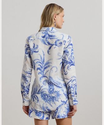 3193✨極美品✨ローレンラルフローレン ネクタイ ペイズリー アラベスク POLO by Ralph Lauren
