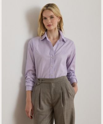 リラックス フィット コットン シャツ