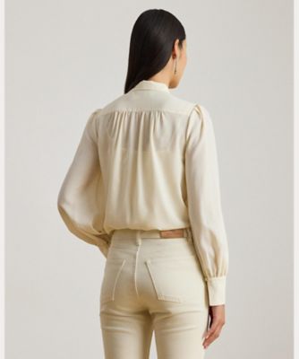 ジョーゼット タイネック ブラウス WMLRSHTS6820531