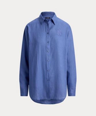 ＜LAUREN RALPH LAUREN (Women)＞リラックス　フィット　リネン　シャツ　ＷＭＬＲＳＨＴＳ６８２０５４９