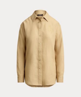 ＜LAUREN RALPH LAUREN (Women)＞リラックス　フィット　リネン　シャツ　ＷＭＬＲＳＨＴＳ６８２０５５７