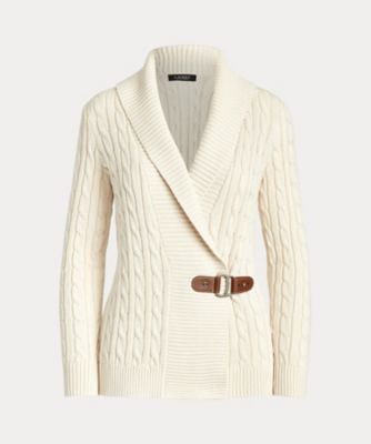 LAUREN RALPH LAUREN (Women)/ローレン ラルフ ローレン バックルド コットン セーター WMLRSWES6820423