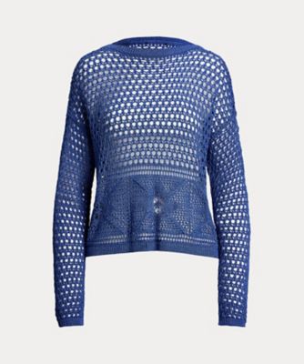 ＜LAUREN RALPH LAUREN (Women)＞ポインテールニット　リネンブレンド　セーター　ＷＭＬＲＳＷＥＳ６８２０７６７