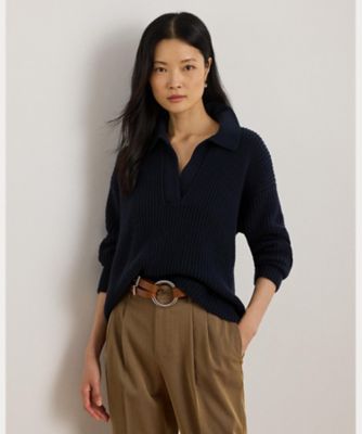 ウールブレンド ポロ セーター WMLRSWES6820780