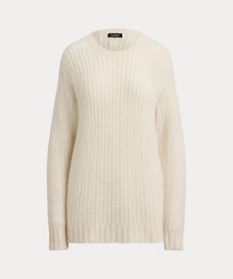 ヘリンボーン オーバーサイズ セーター