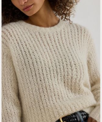 ヘリンボーン オーバーサイズ セーター