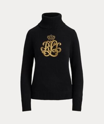 ＜LAUREN RALPH LAUREN (Women)＞エンブロイダリーロゴ　ウールブレンド　タートルネック　ＷＭＬＲＳＷＥＳ６８２０７９８