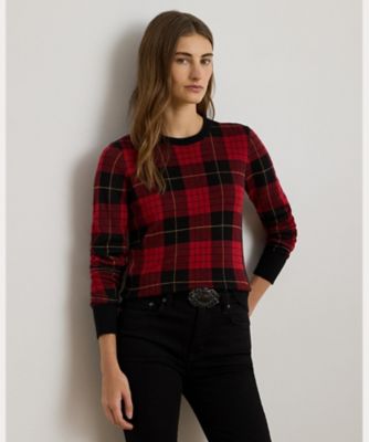 チェック コットンブレンド セーター WMLRSWES6820827