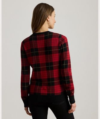 チェック コットンブレンド セーター WMLRSWES6820827