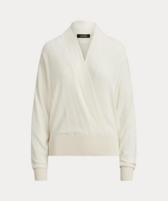 美品✨　ローレンラルフローレン　レース　ニット　セーター コットンモダール サープリス セーター