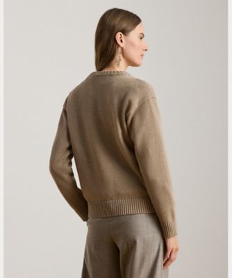 インターシャニット イングリッシュ セッター セーター