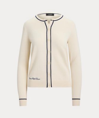＜LAUREN RALPH LAUREN (Women)＞ツートーン　コットンモダール　カーディガン　ＷＭＬＲＳＷＥＳ６８２０８８６