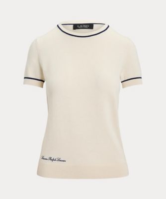 ＜LAUREN RALPH LAUREN (Women)＞ツートーン　ショートスリーブ　セーター　ＷＭＬＲＳＷＥＳＮ８２０１９３