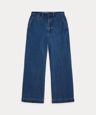 ＜POLO RALPH LAUREN WOMENS (Women)＞ワイドレッグ　クロップド　ジーンズ　ＷＭＰＯＤＮＭＮＡ８２００２４