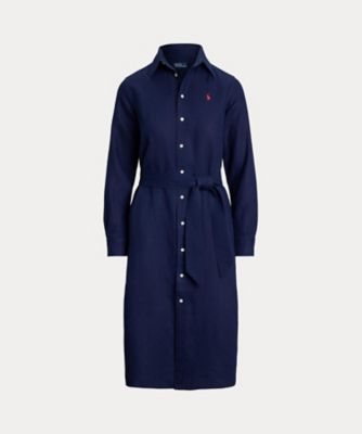 ＜POLO RALPH LAUREN WOMENS (Women)＞ベルテッド　リネン　シャツドレス　ＷＭＰＯＤＲＳＮＦＡ２０８４２