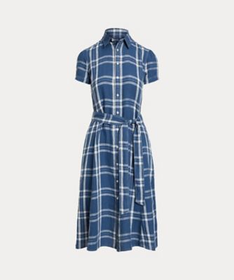 ＜POLO RALPH LAUREN WOMENS (Women)＞チェック　リネン　ショートスリーブ　シャツドレス　ＷＭＰＯＤＲＳＮＦＡ２０８５１