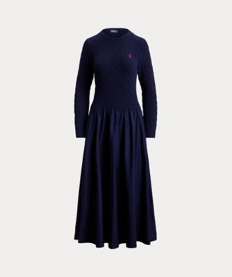 ＜POLO RALPH LAUREN WOMENS (Women)＞ハイブリッド　ケーブル　セーター　ドレス　ＷＭＰＯＤＲＳＮＦＡ２０９９６
