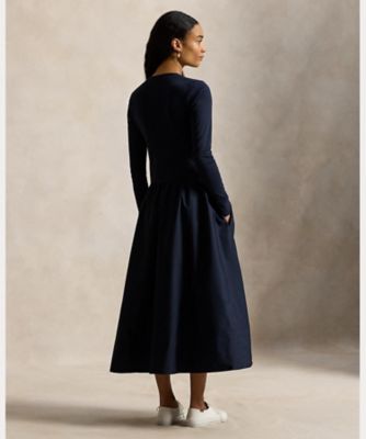 コットン ヘンリーネック ドレス WMPODRSNFA21046