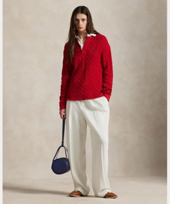 新品未使用 Polo Ralph Lauren M コットンラガーシャツ レッド アイコニック ラグビー シャツ CWPOKNIY8021183