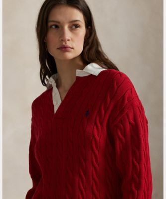 ラルフローレンGジャン　レア美品　可愛いニットとコラボ　１１号　身幅４９ ラルフローレンGジャン レア美品 可愛いニットとコラボ 11号