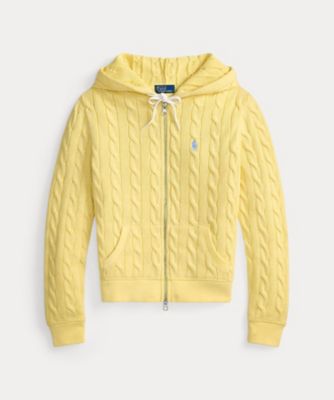 ＜POLO RALPH LAUREN WOMENS (Women)＞ケーブルニット　コットン　フルジップ　フーディ　ＷＭＰＯＫＮＩＮＡ９２００５３