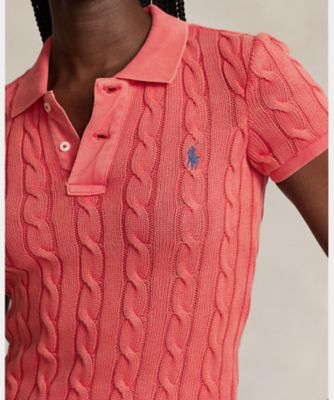 ケーブルニット ポロシャツ | POLO RALPH LAUREN WOMENS (Women 