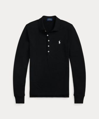 ＜POLO RALPH LAUREN WOMENS (Women)＞スリム　フィット　ストレッチ　ロングスリーブ　ポロシャツ　ＷＭＰＯＫＮＩＮＢ９２０１９９