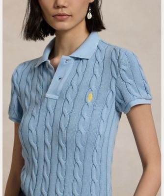 POLO RALPH LAUREN ニット ケーブルニット ポロシャツ