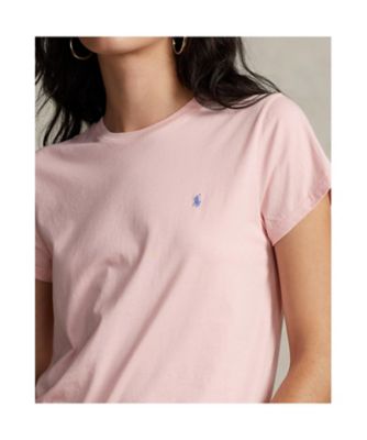 コットン　ジャージー　クルーネック　Ｔシャツ