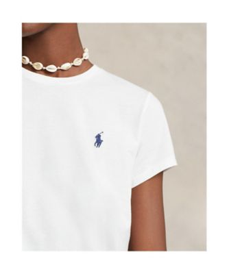 コットン　ジャージー　クルーネック　Ｔシャツ