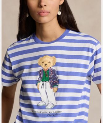 Polo ベア ストライプド コットン Tシャツ | POLO RALPH