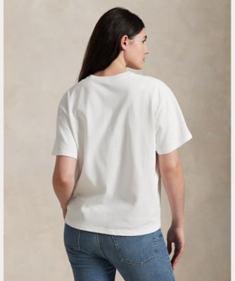 コットン　ジャージー　クルーネック　Ｔシャツ　ＷＭＰＯＫＮＩＮＣＵ２１０５６