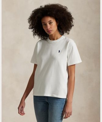 コットン　ジャージー　クルーネック　Ｔシャツ　ＷＭＰＯＫＮＩＮＣＵ２１０５６