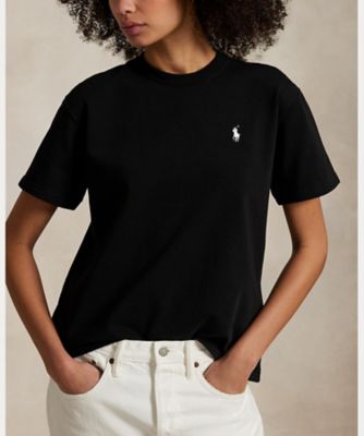 コットン ジャージー クルーネック Tシャツ
