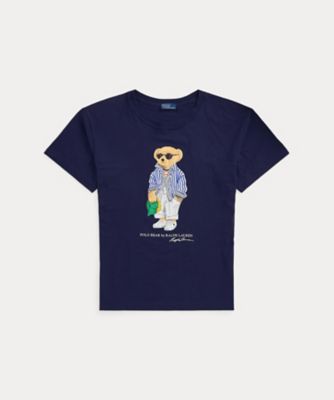 POLO RALPH LAUREN WOMENS (Women)/ポロ ラルフ ローレン Polo ベア コットン ジャージー Tシャツ WMPOKNINCU21071