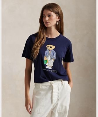 Ｐｏｌｏ　ベア　コットン　ジャージー　Ｔシャツ　ＷＭＰＯＫＮＩＮＣＵ２１０７１
